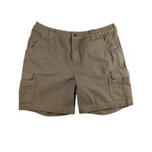 Duluth Trading Co. Carpenter Shorts Jorts Womens Size 16X8 Flex Cargo Work Y2k